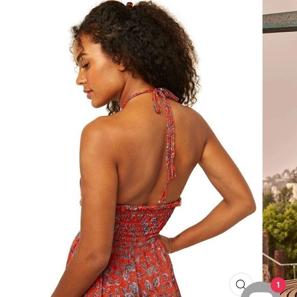 MISA Adele Dress in Aranciatta Paisley FLAWED SMALL - Picture 9 of 15